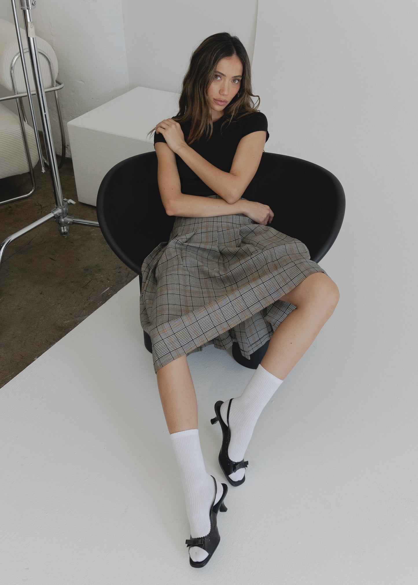 Pendleton Plaid Midi Skirt