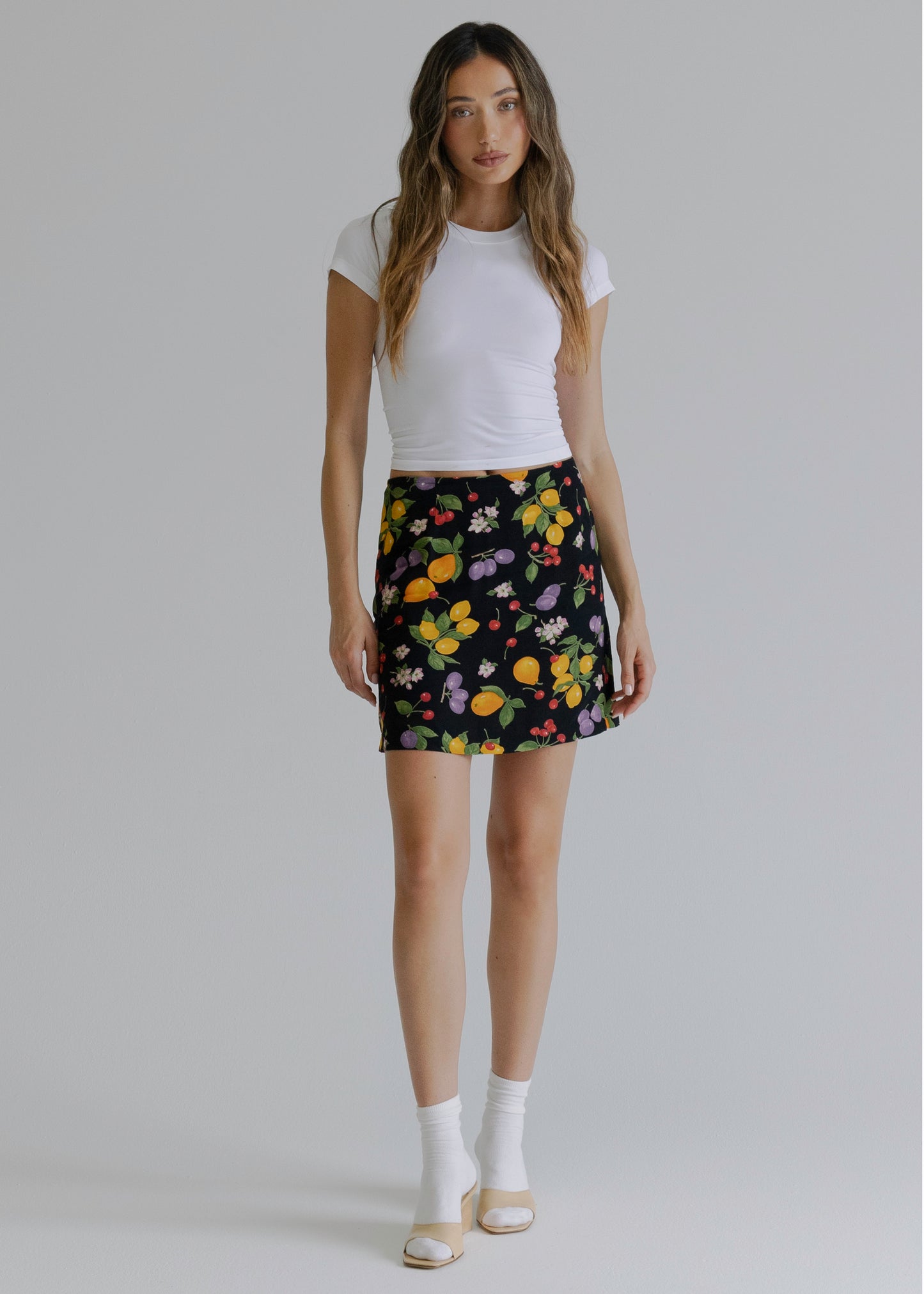 Fruity Mini Skirt