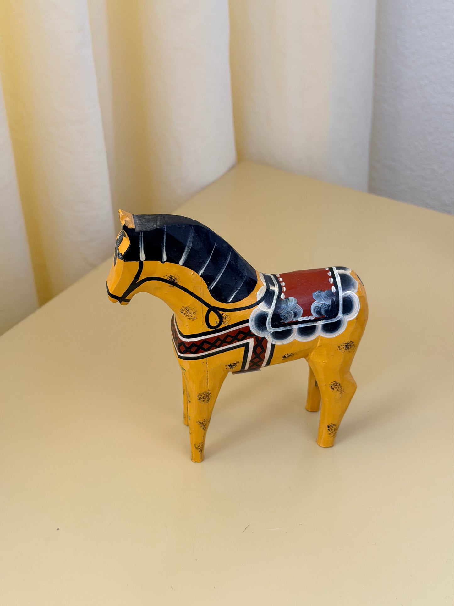 Yellow Wooden Horses